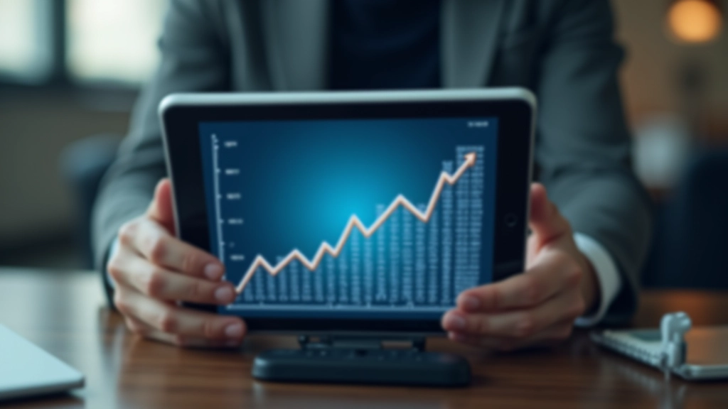 Financial planning chart showing investment growth over time